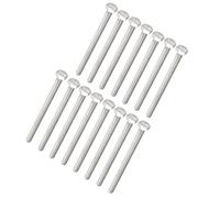 TA-VIGOR M6 x 100mm Hex Bolts, Heavy Duty M6 Panel Bolts, 304 Stainless Steel Full Thread Hex Head Cap Screws for Metal Construction and Automotive Machinery 15Pcs