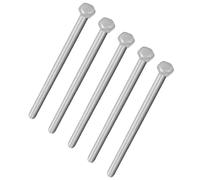 TA-VIGOR M6 x 100mm Hex Bolts, Heavy Duty M6 Panel Bolts, 304 Stainless Steel Full Thread Hex Head Cap Screws for Metal Construction and Automotive Machinery 5Pcs