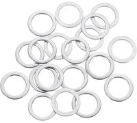 TA-VIGOR M8 x 12 x 0.8mm Flat Washers Spacer 304 Stainless Steel 20pc