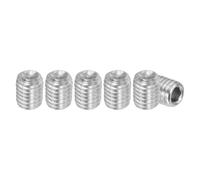 TA-VIGOR M8 x 8mm Cup Point Grub Screws Bolts 304 Stainless Steel 30pc | Hex Socket Drive Set Screws Assortment Fits Hex Wrench for Door Handles, Furniture, Bathroom, Faucet & Light Fixture Repair