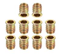 TA-VIGOR M8x15mm Threaded Insert Nuts for Wood - Hex Socket Drive Furniture Inserts for Cabinet, Chair & DIY Repair Kits 40Pcs