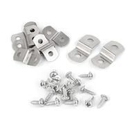 TA-VIGOR Metal Z Shape Photo Picture Frame Braces Brackets with Screws 30mm x 13mm x 6mm - Set of 10