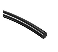 TA-VIGOR Pneumatic Air Tubing, 8mm OD x 5mm ID 2 Meters 6.56ft PU Polyurethane Air Compressor Tube Hose Pipe Black