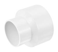 TA-VIGOR PVC Reducer Coupling, 110mm x 75mm Pipe Fitting Adapter Connector, Duct Reducer Pipe Fitting for Water Supplies Build, 1PCS & White