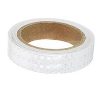 TA-VIGOR Reflective Tape, 1 Inch x 33 FT Waterproof High Visibility Self Adhesive Conspicuity Tape Outdoor Warning Signs for Trailers Trucks Cars Bikes, White