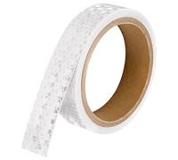 TA-VIGOR Reflective Tape, 1 Roll 15ft x 1 Inch Self-Adhesive Safety Tape Waterproof High Visibility Reflector Strip for Vehicles Trailers Bicycles Outdoor, White