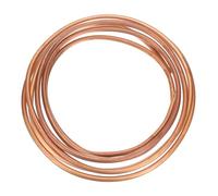 TA-VIGOR Refrigeration Copper Tubing, 1/4" OD x 9.8Ft 1/64" Soft Coil Copper Tube, Seamless Round Pipe Tubing for HVAC Refrigeration Air Conditioner