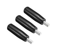 TA-VIGOR Revolving Handwheel Machine Handle, M10 Male Threaded Stem Revolving Handle for Milling Machine & Lathe Equipment - 3pcs
