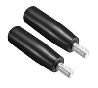 TA-VIGOR Revolving Handwheel Machine Handle, M10 Male Threaded Stem Revolving Handle for Milling Machine & Lathe Equipment - 2pcs