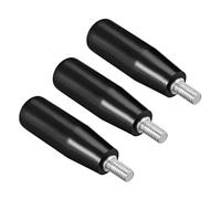 TA-VIGOR Revolving Handwheel Machine Handle, M6 Male Threaded Stem Revolving Handle for Milling Machine & Lathe Equipment - 3pcs