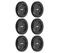 TA-VIGOR Rubber Grommets 5/8"(16mm) ID, 13/16"(20mm) Drill Hole Double-Sided Firewall Hole Plugs for Cable and Wire Protection, Flexible Rubber Grommet Set, 6 Pack