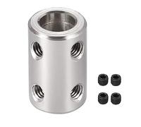 TA-VIGOR Shaft Coupler Connector 8mm to 8mm Bore, Stainless Steel Rigid Coupling D14mm x L22mm, Shaft Coupling Joint Connector for 3D Printer, DIY Robots, CNC Machine, Motor Accessories