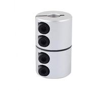 TA-VIGOR Shaft Coupling 8mm to 10mm, Flexible Coupling D25mm x L40mm, Stepper Motor Coupler Aluminum Alloy Joint Connector for 3D Printer CNC Machine DIY Encoder