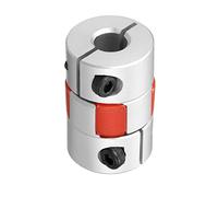 TA-VIGOR Shaft Coupling 8mm to 8mm Bore Aluminium Plum Flexible Coupler Joint L30xD20mm for 3D Printer CNC Machine and Servo Stepped Motor