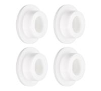 TA-VIGOR Silicone Hole Plug, Rubber Stoppers Hole Sealing Cover Caps, Waterproof Bungs for 25mm / 0.98" Holes Bottle Pipes, White 4 pcs