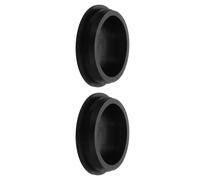 TA-VIGOR Silicone Hole Plug, Waterproof Rubber Stoppers Button Plugs, Round Bungs Hole Sealing Cover Tube Pipe End Caps for 68mm / 2.68" Holes Bottle Pipes, Black 2 pcs