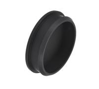 TA-VIGOR Silicone Snap in Locking Hole Plugs, 60.6mm Diameter Hole Stoppers, Rubber Panel Seal Cover Flush Type Panel Round for Kitchen Rubber Bulkheads Waterproof Sealing Plugs, Black