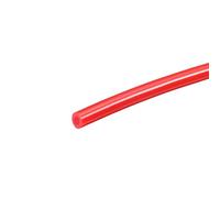 TA-VIGOR Silicone Tube 3mm ID x 5mm OD, 2m / 6.56ft Length Flexible Food Grade Silicone Rubber Tubing Water Air Hose Pipe for Pump Transmission Red