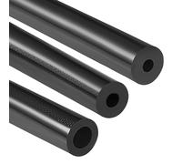 TA-VIGOR Silicone Tube 3mm ID x 9mm OD, 4mm ID x 10mm OD, 8mm ID x 14mm OD, 1.5m / 4.92ft Length Flexible Food Grade Silicone Rubber Tubing Water Air Hose Pipe for Pump Transmission Black