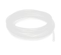 TA-VIGOR Silicone Tube 8mm ID x 10mm OD, 5m / 16.4ft Length Flexible Industrial Grade Silicone Hose Rubber Tubing Water Air Pipe for Pneumatic, Hydraulic and Coolant Transfer, Translucent
