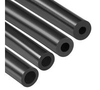 TA-VIGOR Silicone Vacuum Tubing Heater Hose 4mm ID x 10mm OD,6mm ID x 12mm OD,8mm ID x 14mm OD, 10mm ID x 16mm OD 1.5m / 4.92ft Length for Car, Engine Heater Radiator Black