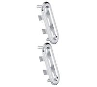TA-VIGOR Sink Overflow Cover 2Pcs 47.8x13.5mm, Basin Trim Ring