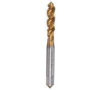TA-VIGOR Spiral Flute Tap M6, Metric Machine Threading Tap H2 Tolerance Titanium Plated Thread Screw Tap HSS 6542 Tapping Tool
