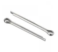 TA-VIGOR Split Cotter Pin, 3mm x 35mm Solid Stainless Steel 2-Prongs Split Pin Fastener Clip Key, 30Pcs Silver
