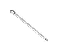 TA-VIGOR Split Cotter Pin, 4mm x 60mm Solid Stainless Steel 2-Prongs Split Pin Fastener Clip Key, 15Pcs Silver
