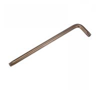 TA-VIGOR T60 Tamper Proof Torx Star Key Bit Wrench, L-Shape Torx Allen Key S2 Steel Wrench with Holes on Both Ends - 1 Pcs