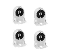 TA-VIGOR T8 Lamp Holder Socket Non-Shunted Light Socket for LED Fluorescent Tube Single or Dual-End Wired 37x30x24mm for Retrofit Lighting Fixtures, Pack of 4