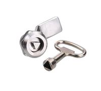 TA-VIGOR Tubular Cam Lock Stainless Steel Cabinet Lock with Keys, Security Cam Lock for Mailbox Locker Drawer Electric Box Lift Cabinet Loft Hatch Storage Cabinet Replacement Lock