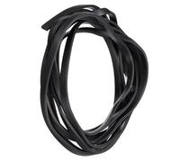 TA-VIGOR U Channel Edge Trim, 11.5ft Length Rubber Edging Strip, Flexible U Shape Edge Protector for 0.5-1mm Edges, Car Door Edge Protector, Glass Rubber Strip, (5/32" W x 5/16" H) Black