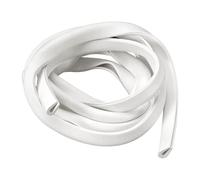 TA-VIGOR U Channel Edge Trim, 3.3ft Length Rubber U Shaped Edge Protector and Edging Strip for 1.5-2.5mm Edge, Flexible Car Door Edge Protector, (13/64" W x 5/16" H) White