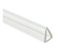 TA-VIGOR U Channel Edge Trim 4.9ft Rubber U Shaped Edge Protector Strip for 6-7mm Edge, Flexible Edging Strip for Car Door, Glass, Window, Panel, (19/32" W x 25/64" H) Clear