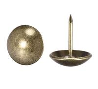 TA-VIGOR Upholstery Tacks Bronze 19mm Dia 23mm Antique Decorative Thumb Tacks for Furniture, Carpet Nails, Upholstery Pins for Wood Bed, Cork Board and DIY Projects, 100Pcs