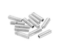 TA-VIOGR Guitar Bridge Saddle Height Adjustment Screw, M3x10 Guitar Bridge Screw, Rustproof Saddle Height Screws for Electric Guitars Parts Accessories, 12Pcs Silver
