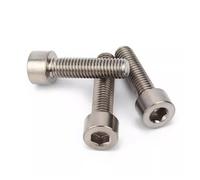 TA2 Pure metal Hexagon Socket Head Cap Screws M1.6-M5 Allen Bolts(M4x26mm-5pcs)