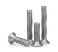 TA2 Pure Titanium Cross Recessed Countersunk Head Screws M1.4 M1.6 M2 M2.5 M3 M4 M5 Alloy Flat Bolts(M1.6x4mm 10pcs)