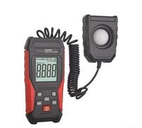 TA630B Digital Lux Meter 0-200,000 Lux with Lux/FC Unit Selection, Backlit LCD & 120° Incident Angle Light Meter for Industrial, Commercial and Educational