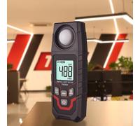 TA636A Digital Lux Meter with 0.1-200,000 lux / 0.01-20,000 fc Range, ±4% Accuracy, Backlit 4-Digit LCD, 120° Incident Angle, for Industrial, Hospit