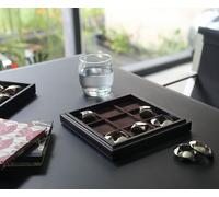 Taamaa Nude Tic Tac Toe Leisure Game in Dark Brown Taamaa Dark Brown