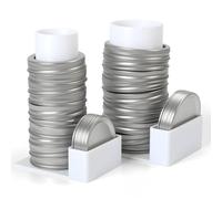 TAAMOG Mason Jar Lid Organizer Holder Storage Rack for Canning Jar Lids and Rings Compatible with Regular and Wide Mouth (2 Pack)