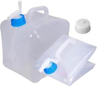 Taasmoog 10L Collapsible Water Container with Spigot, Camping Water Storage Carrier Jug for Outdoor Camping Hiking & Emergency Survival Kit