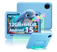 Tab 20 Kids 10.1" 12GB+64GB Android 15 Wifi Tablet for Kids bundle case & stylus [EEK: A]