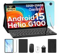 Tab E3+ Tablet with Keyboard, Helio G100 Android Tablets 12 Inch Android, 32GB+256GB/2TB, 2.4K AI Tablets Octa-Core, 90 Hz Tablet With SIM Card Slot, 8800mAh, 7.6mm/Quad Speakers/Face ID
