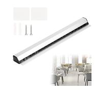 Tab Grabber Aluminium Restaurant Order Grabber Ticket Rack Holder Wall Mounted Order Holder Kitchen Bill Holder for Catering Cafes Pubs Bars 35cm