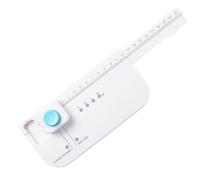 Tab Paper Punch - Tab Hole Punch Scrapbooking Tool, Frame Craft Label Cutter | Multipurpose Paper Punch Accessories for Home Office DIY Projects to Create Labels in 4 Sizes and Crafts