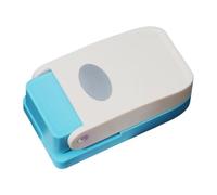 Tab Punch, Portable Oval Shaped Hole Puncher, 3.6x1.9x3.5 Inches ABS Alloy Stainless Steel Build, Scrapbook Craft Tool for Card Tag Binder Journal Paper Planners Journal Paper Planners