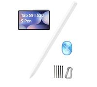 Tab S9 | Tab S10 S Pen [with-Bluetooth] Replacement for Samsung Galaxy Tab S9, S9+, S9 Ultra, S10+, S10 Ultra Stylus Pen Air Command Touch-Free Control with 5*Tips/Nibs (Beige)
